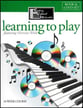 Learning to Play piano sheet music cover